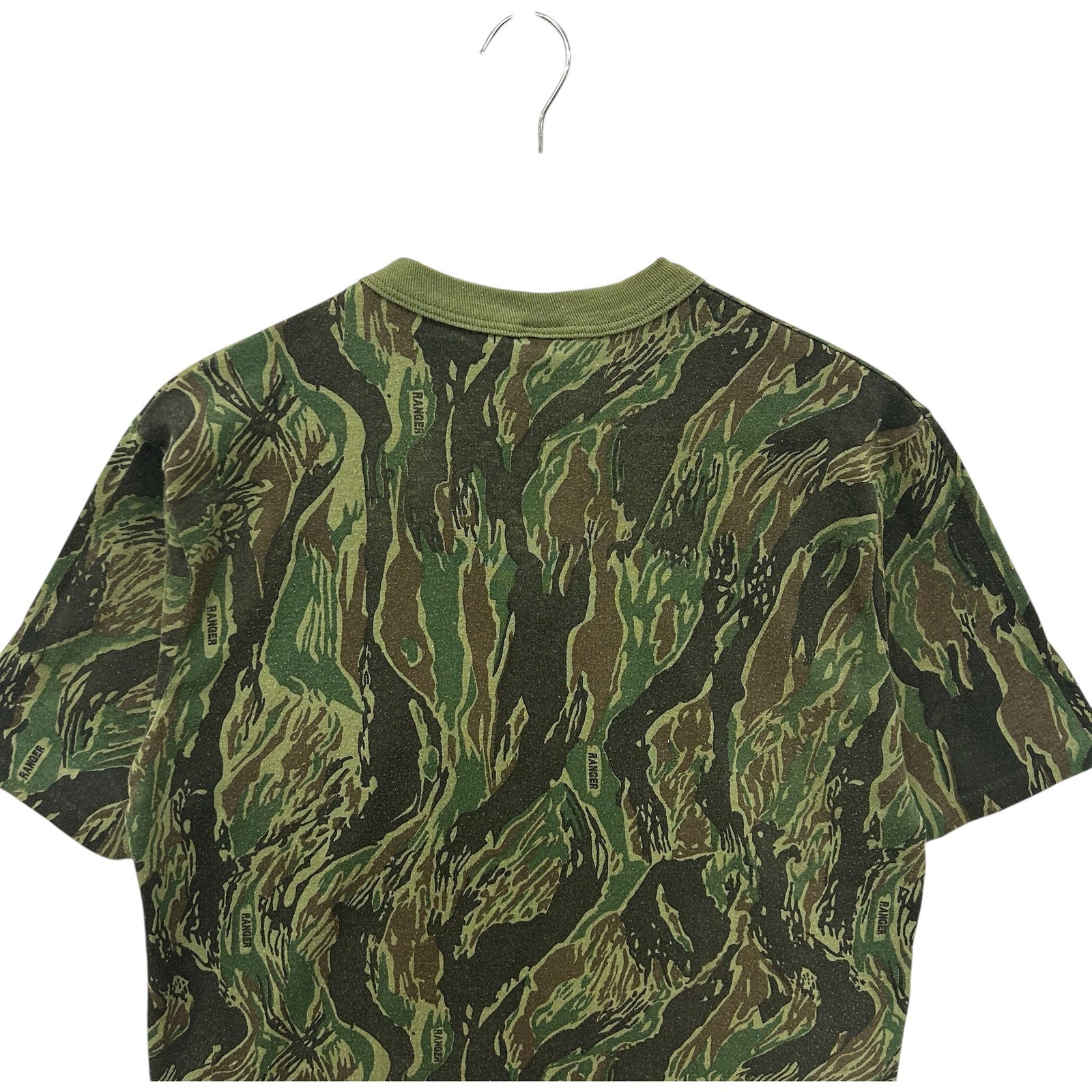 Vintage Camo Print Pocket Tee