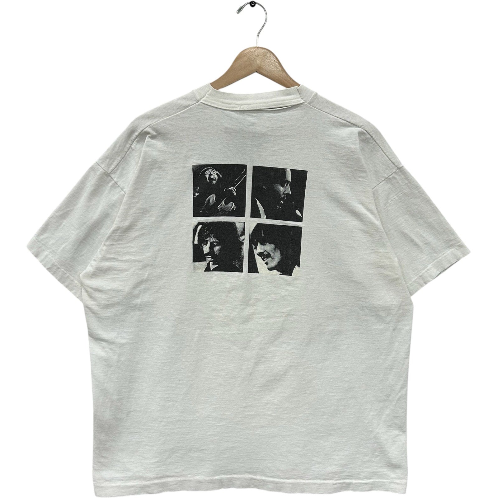 Vintage The Beatles Faces Let It Be Double Sided Band Tee