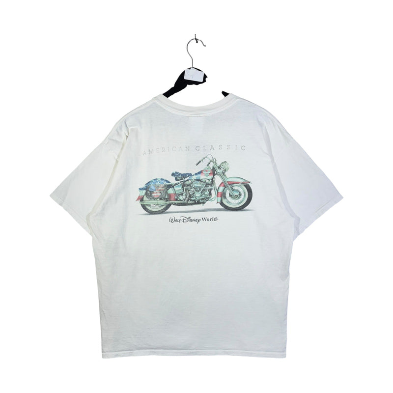 Vintage Walt Disney World American Classic Motorcycle T-Shirt