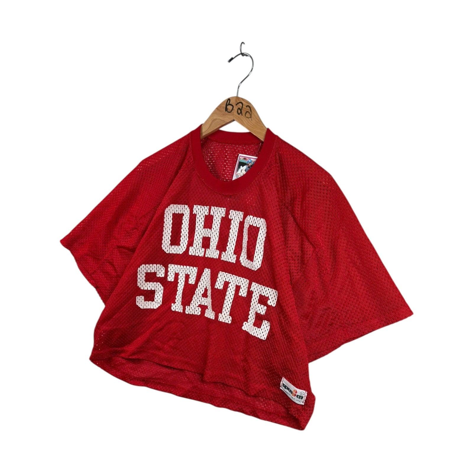 Vintage Y2K Ohio State Cropped Jersey