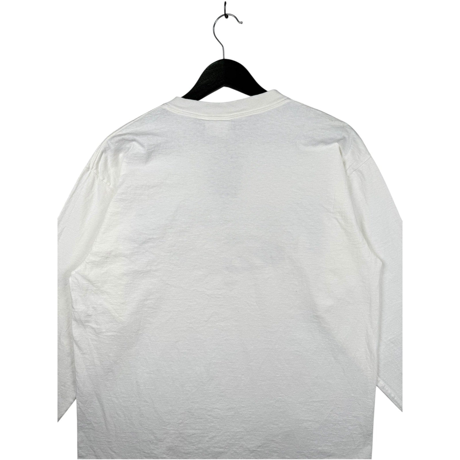 Vintage Reebok Logo Print T-Shirt Long Sleeve