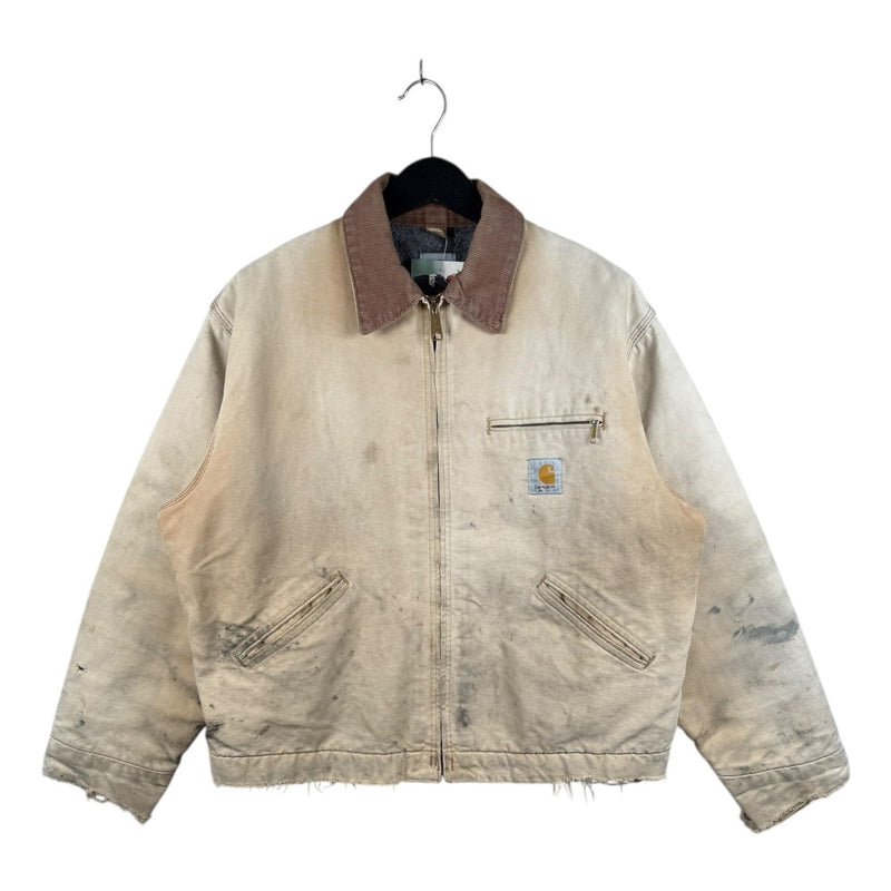Vintage Carhartt Detroit Full Zip Distressed Workwear Jacket