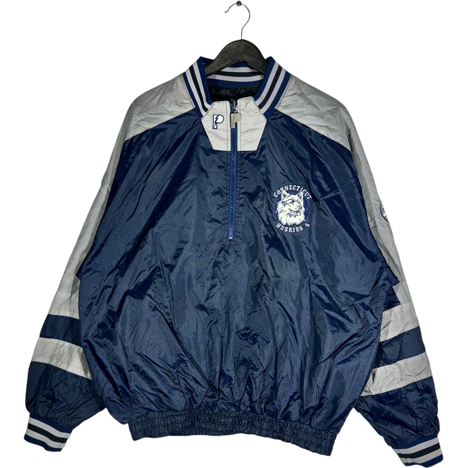 Vintage Pro Player University of Connecticut Huskies Light Jacket