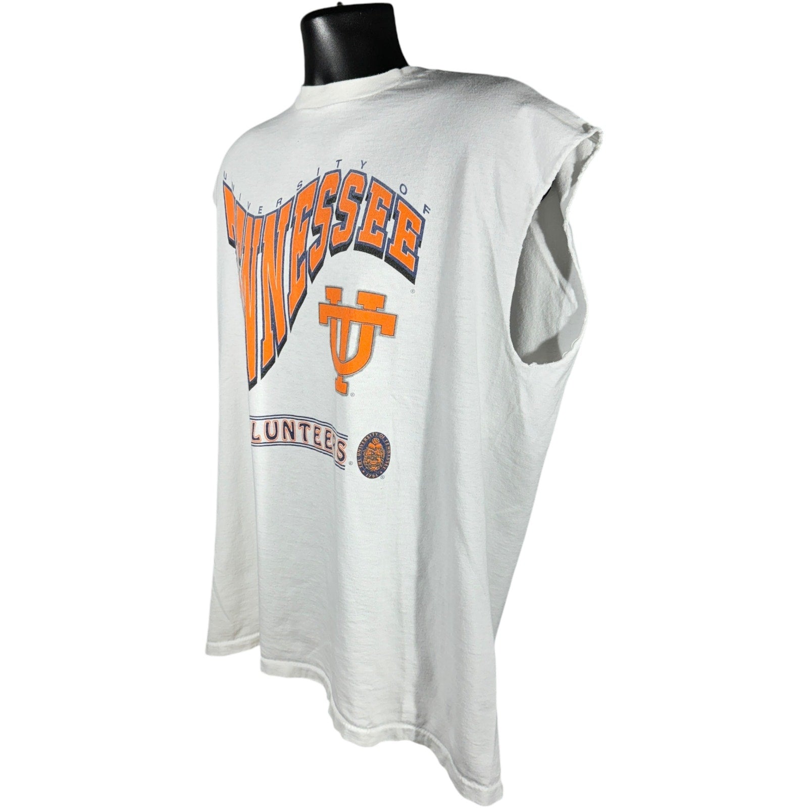 Vintage University Of Tennessee Volunteers Cut Off Tee