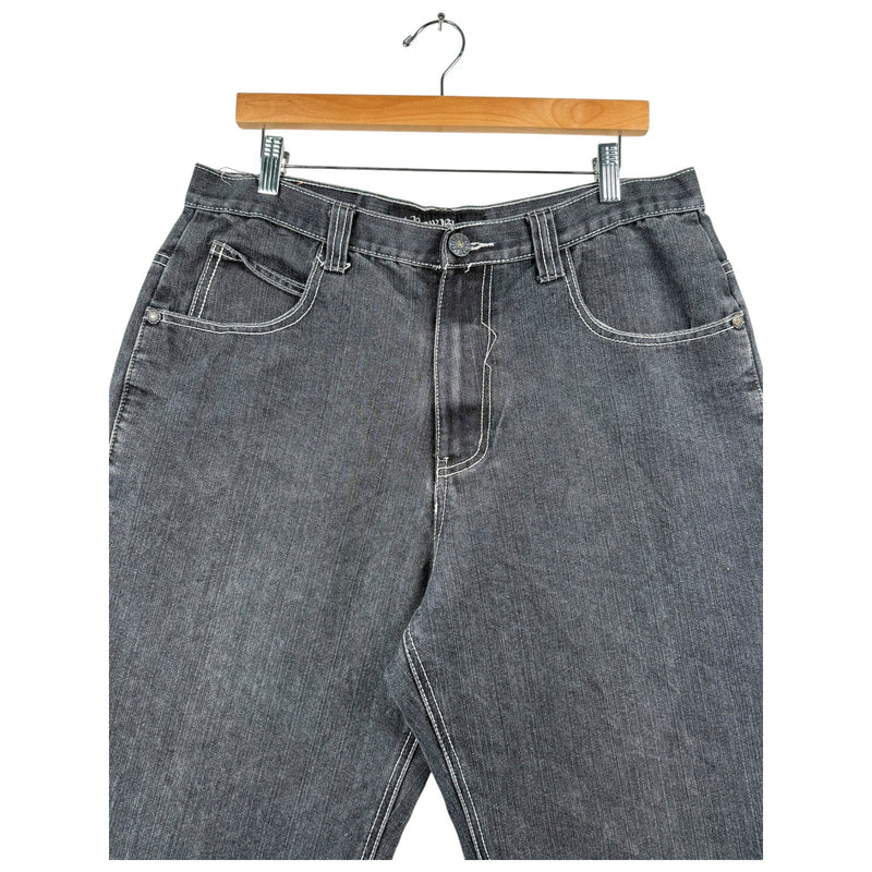 Vintage Raw Blue Denim Shorts 34