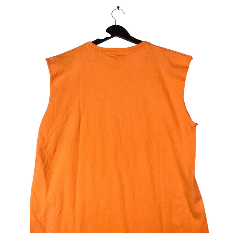 Vintage Champion Crewneck Muscle Sleeves Tank Top