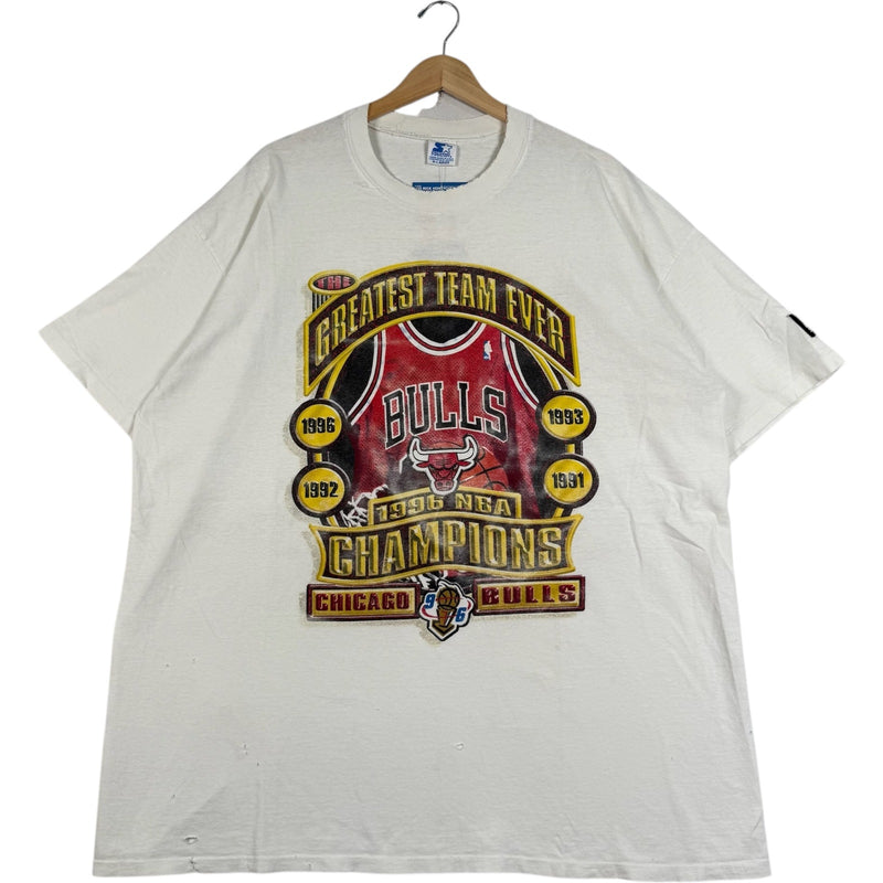 Vintage Starter Chicago Bulls Greatest Team Ever NBA 90s Tee