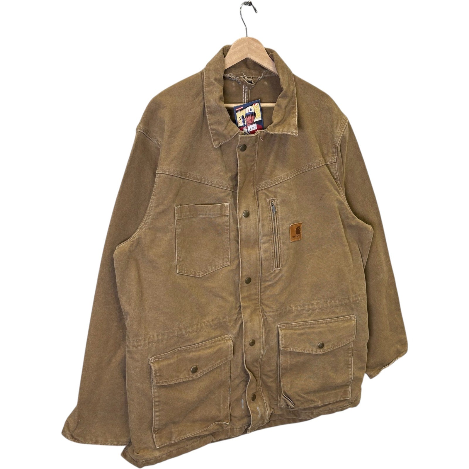 Vintage Carhartt Collared Full Zip Workwear Jacket