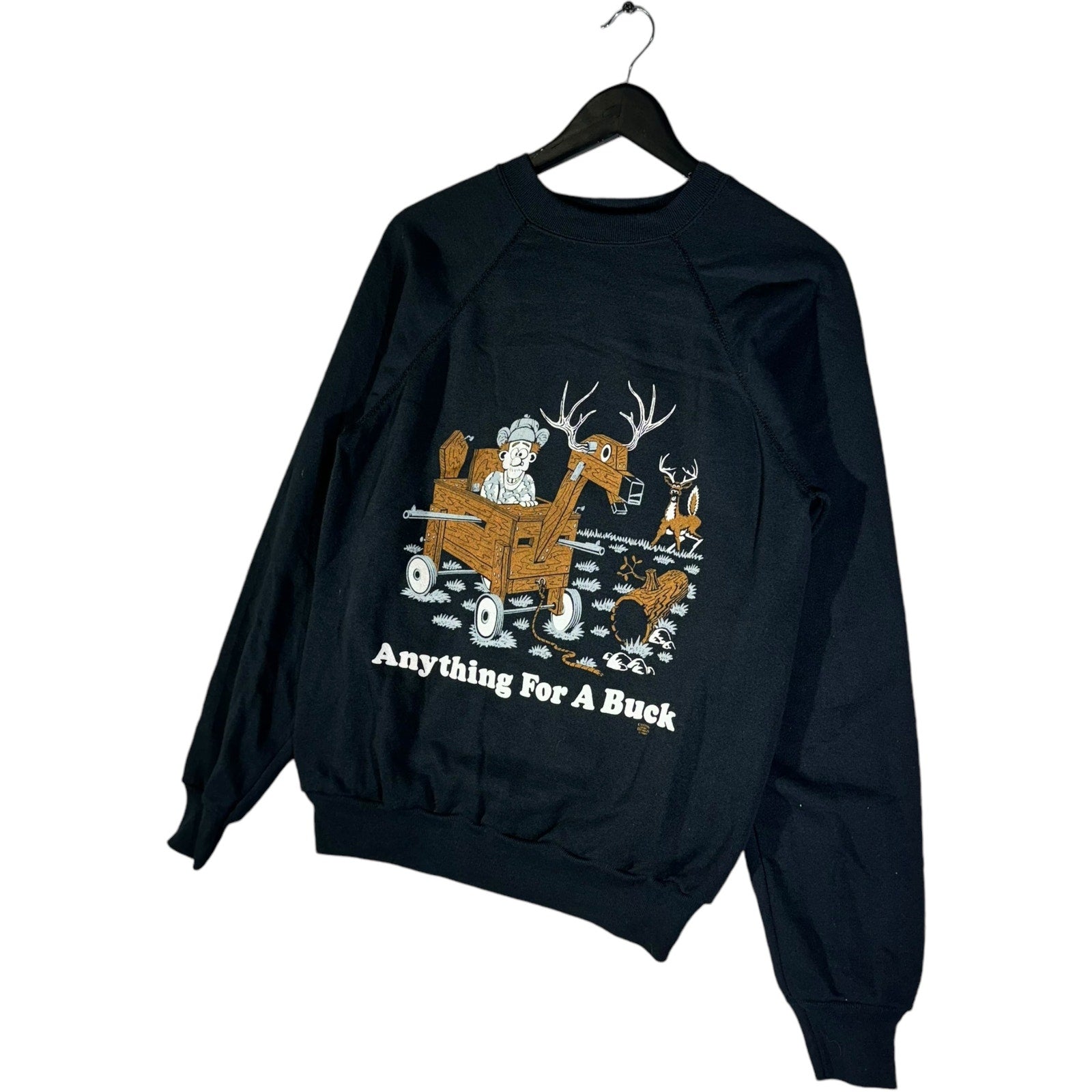 Vintage Anything For A Buck Comedic Hunting Crewneck 90's