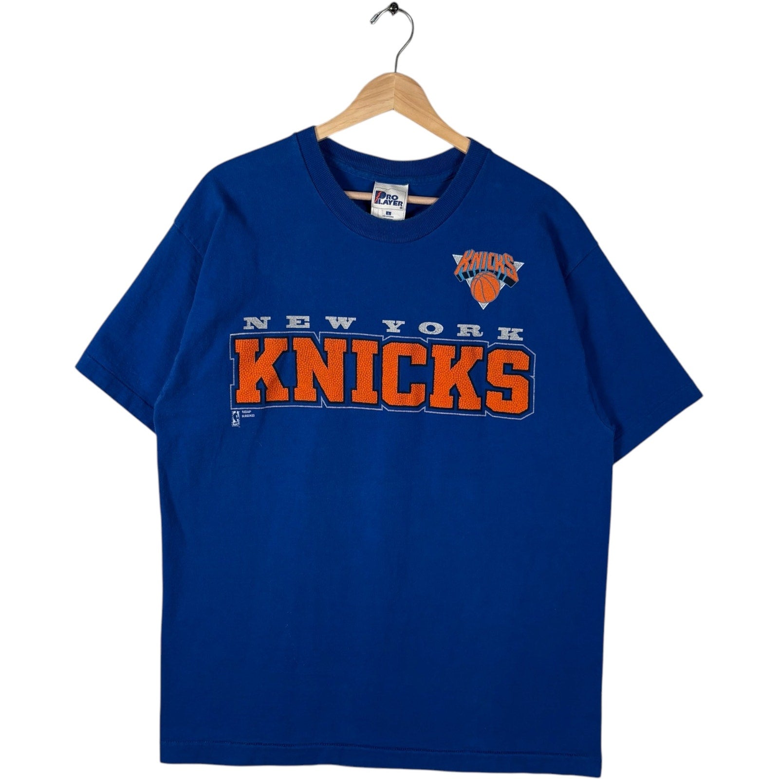 Vintage Pro Player New York Knicks Spellout NBA Tee 90s