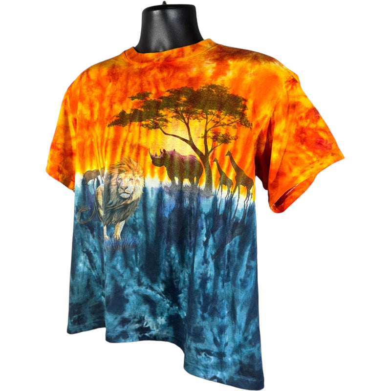 Vintage Safari Nature Tie Dye Tee