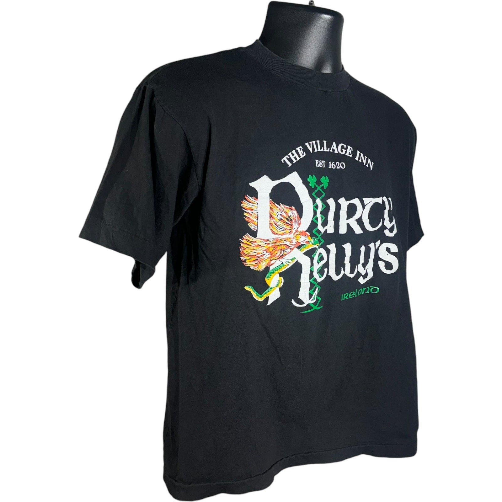 Vintage The Village Inn Durty Nelly's Irish Tee