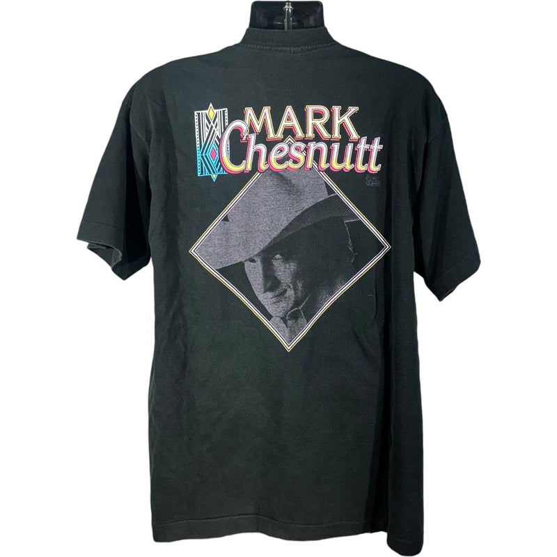 Vintage Mark Chesnutt Double Sided Country Music Tee 90s