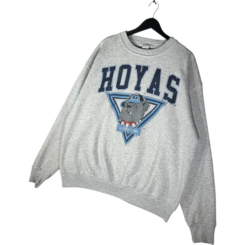 Vintage Georgetown University "Hoyas" Bulldog Crewneck