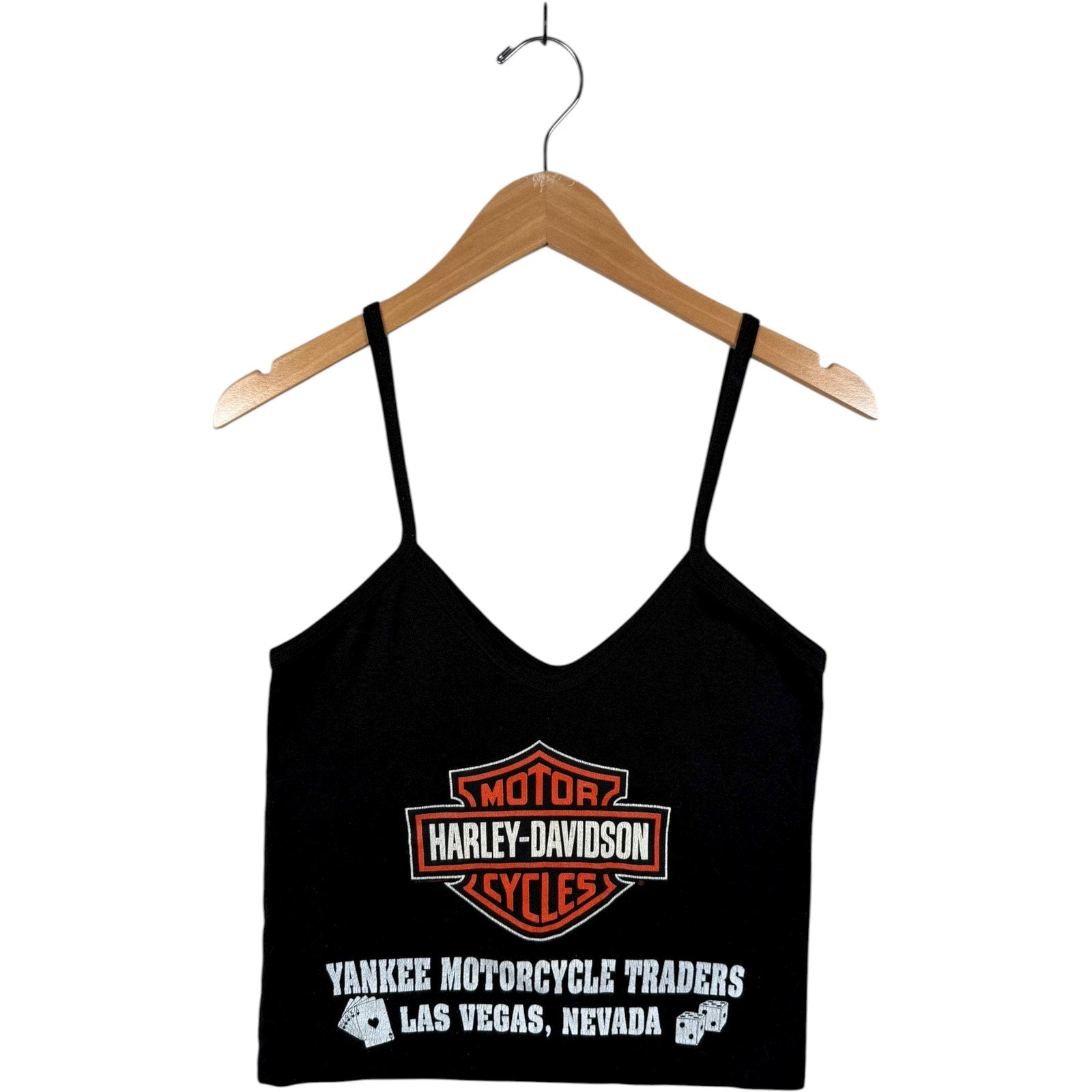 Vintage Harley Davidson Rhinestone Cami Tank Top Women's Tank Top