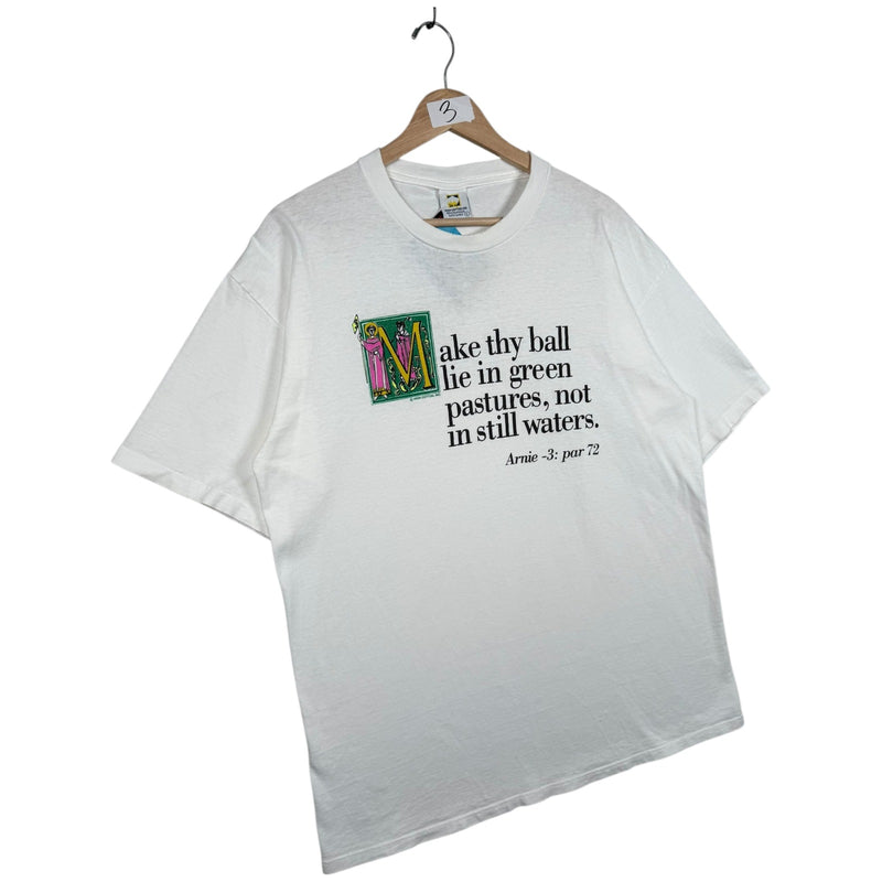 Vintage Golf Arnie Palmer Par 72 Quote T-Shirt