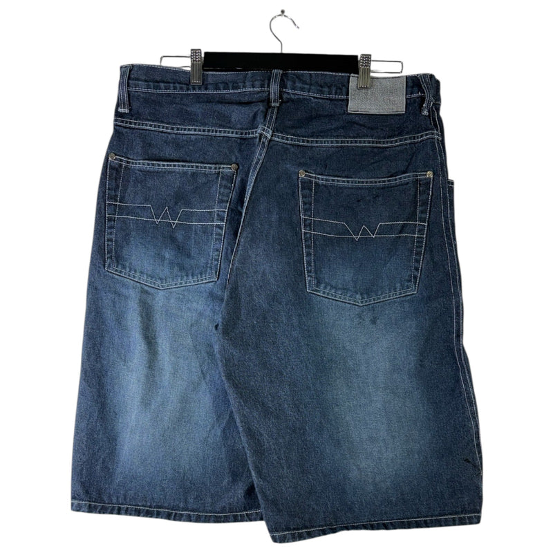 Vintage Webs Wide Leg Denim Shorts 38