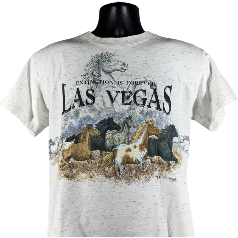 Vintage Las Vegas "Extinction Is Forever" Running Horses Tee