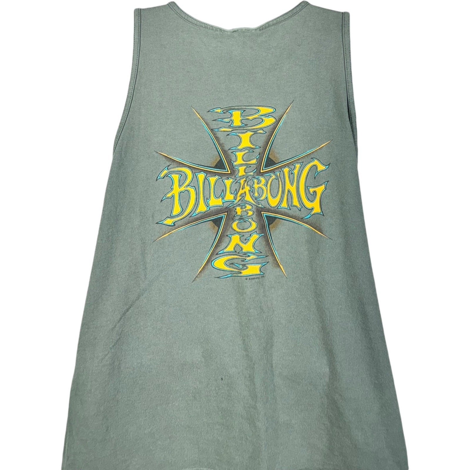 Vintage Billabong Cross Logo Mullet Tank Top