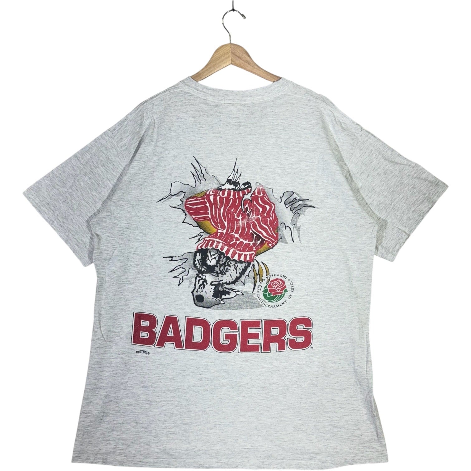 Vintage Wisconsin Badgers Break Through Tee