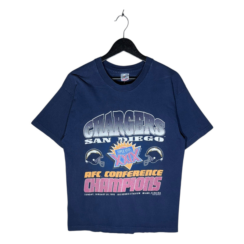 Vintage San Diego Chargers Super Bowl XXIX NFL T-Shirt