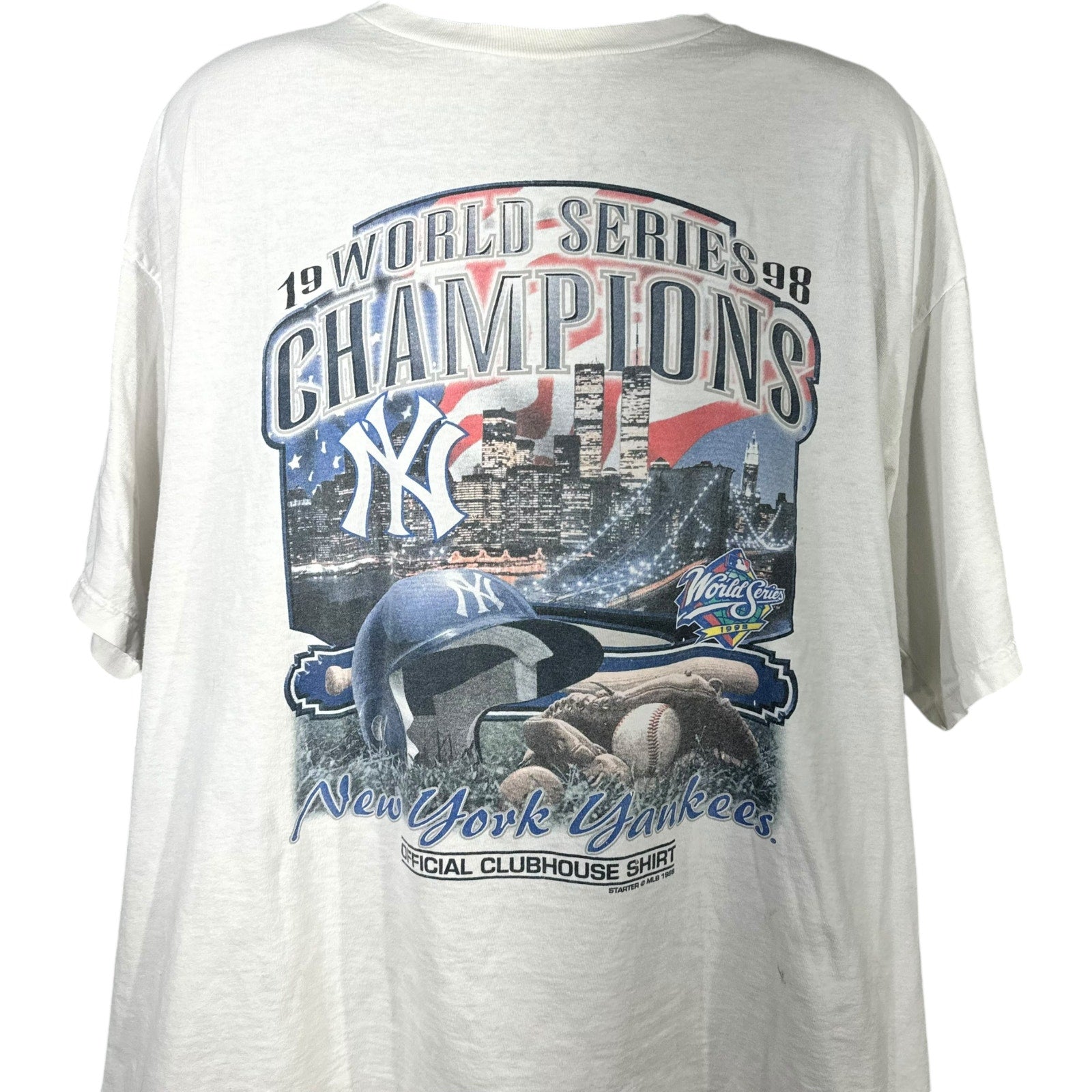 Vintage Starter New York Yankees World Series Champs Tee '98