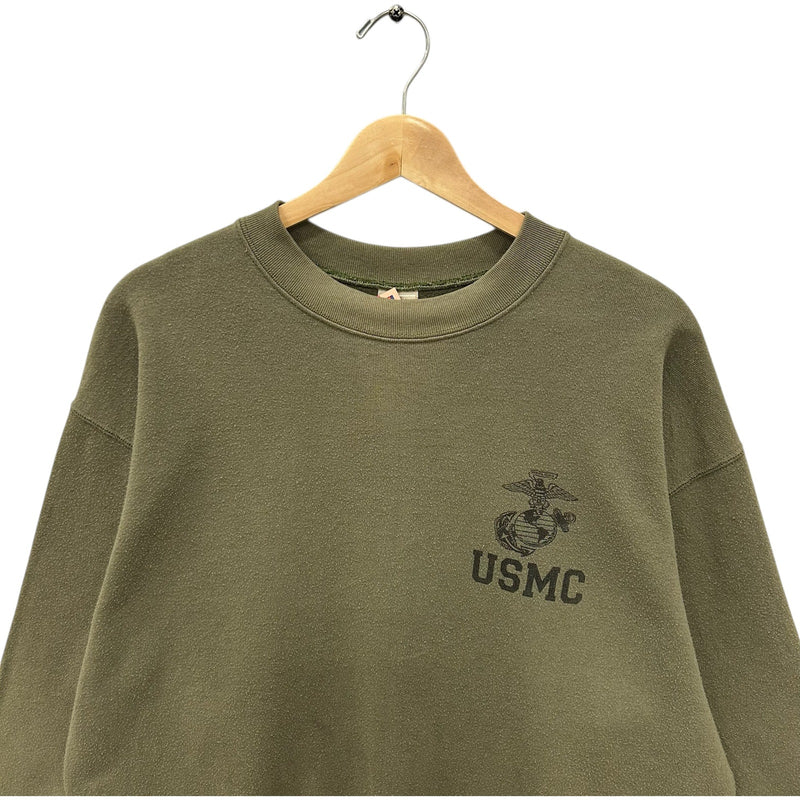 Vintage U.S. Marine Corps Crest Logo Crewneck