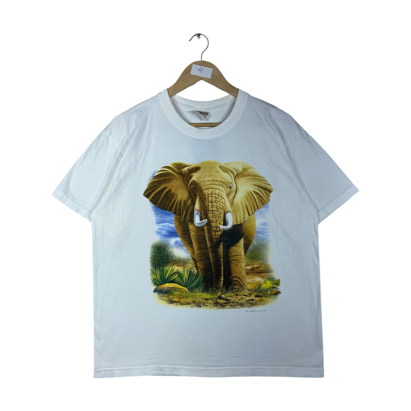 Vintage Elephant Graphic T-Shirt
