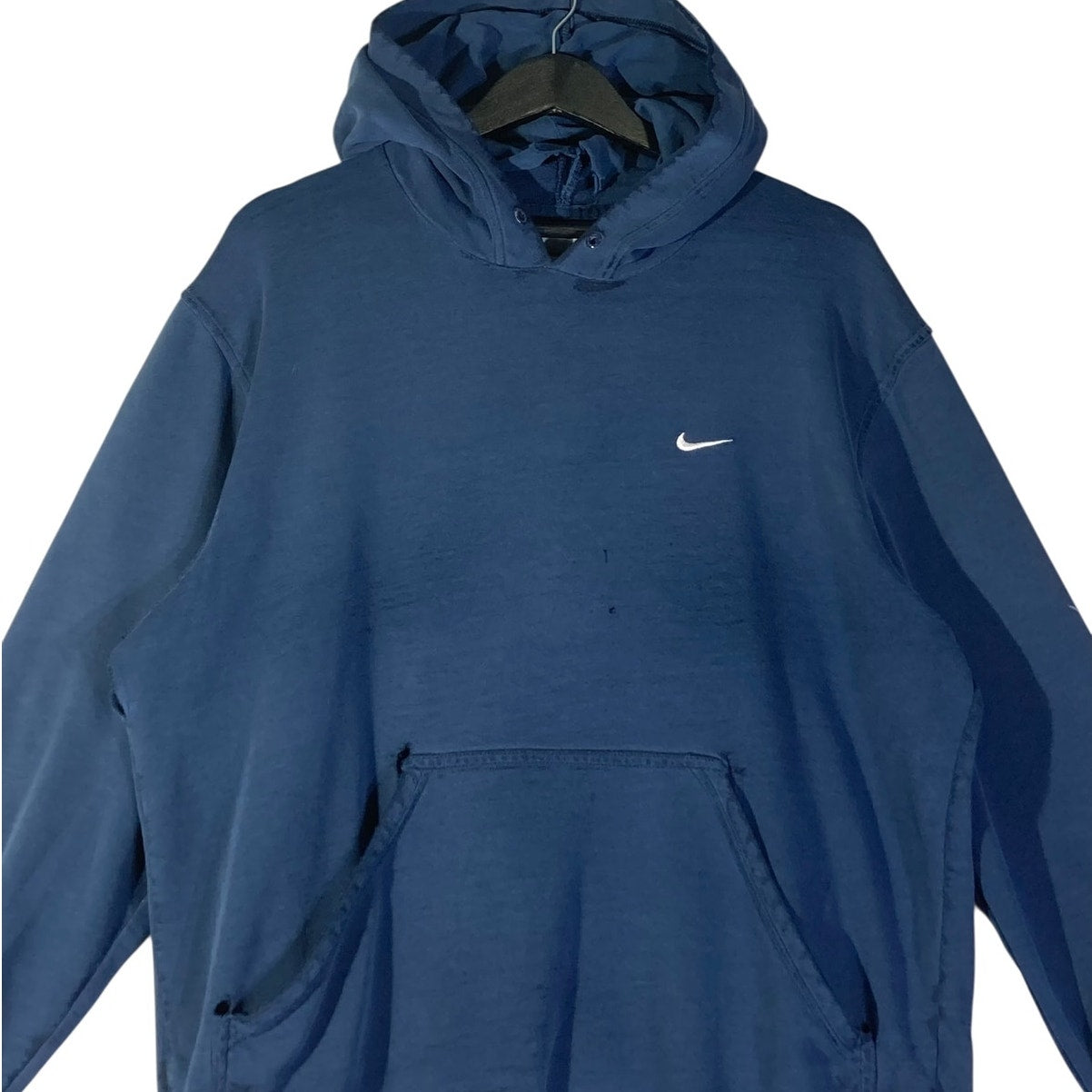 Vintage Nike Swoosh Logo Hoodie Large
