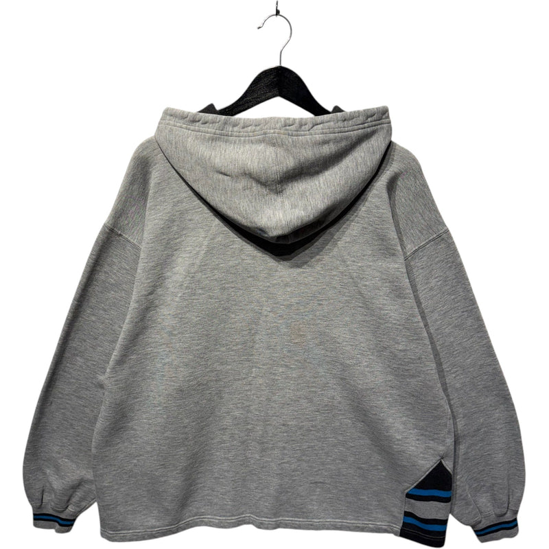 Vintage Carolina Panthers Embroidered Spellout NFL Hoodie