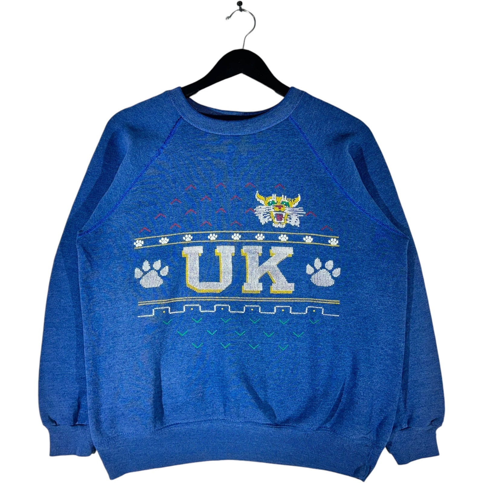 Vintage University Of Kentucky Knit Sweater Style Crewneck