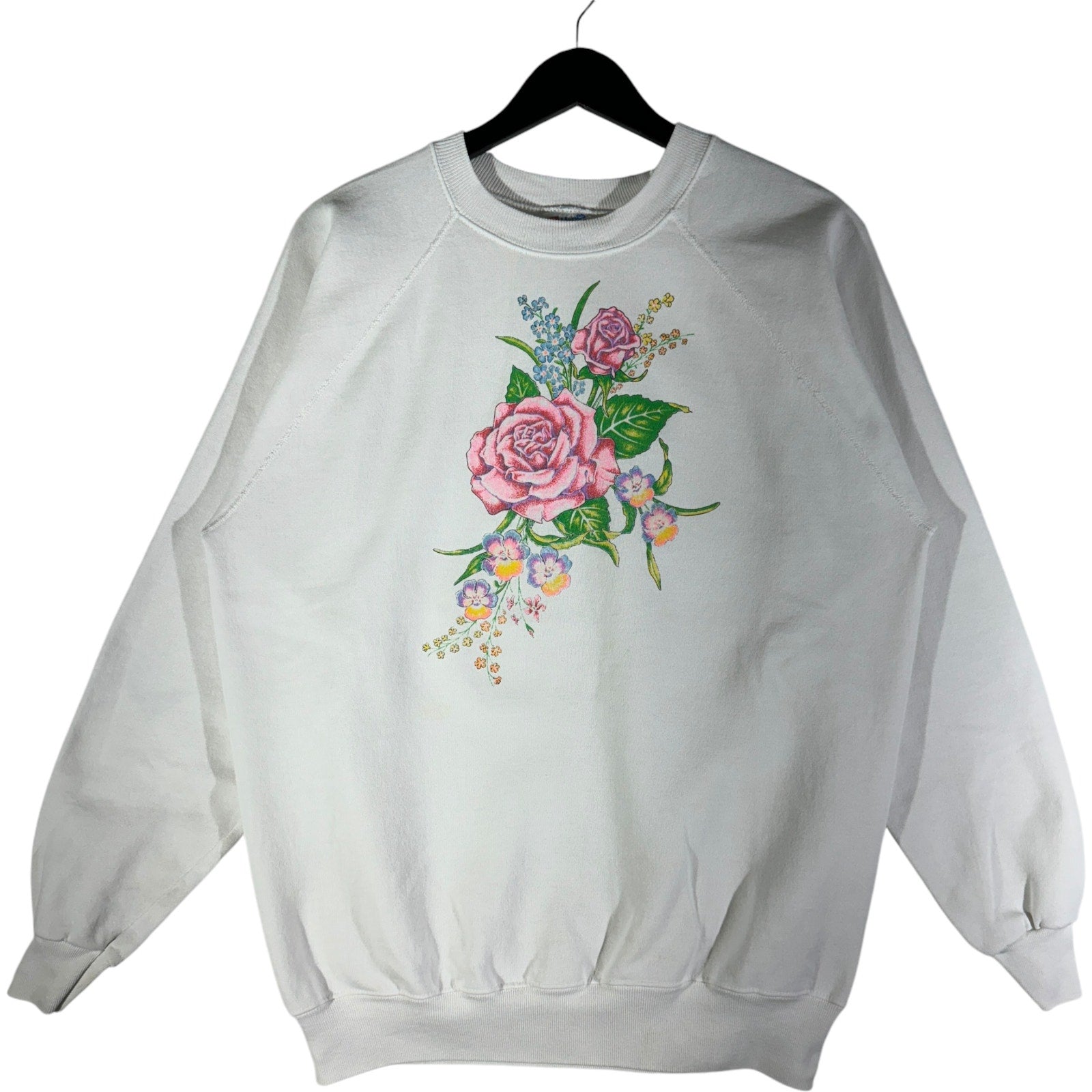 Vintage Flowers Nature Crewneck