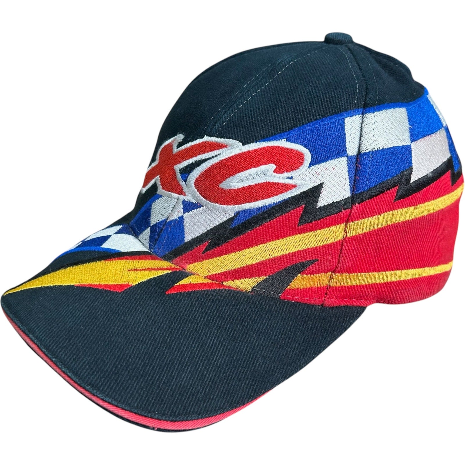 Vintage Polaris XC Snowmobile Racing Strapback Hat