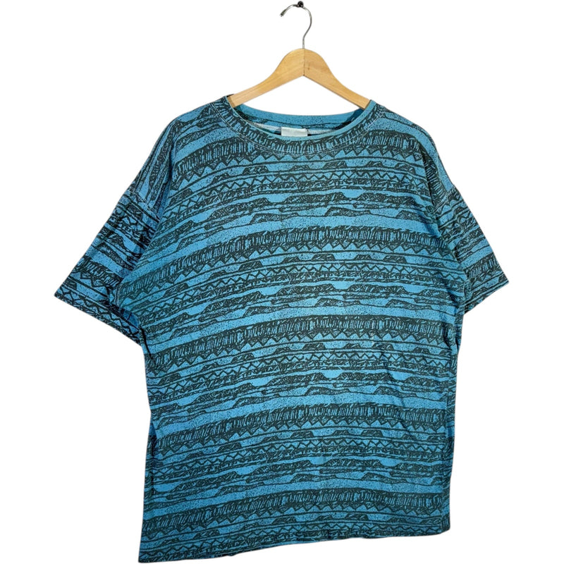 Vintage Abstract All Over Print Surf Tee