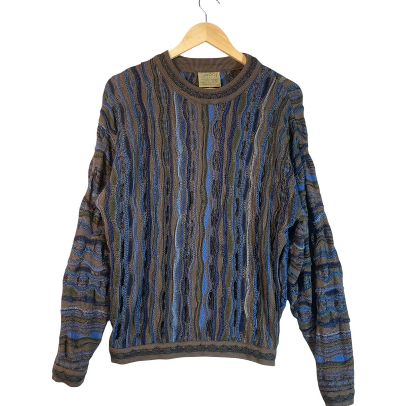 Vintage Coogi 3D Abstract Knit Sweater