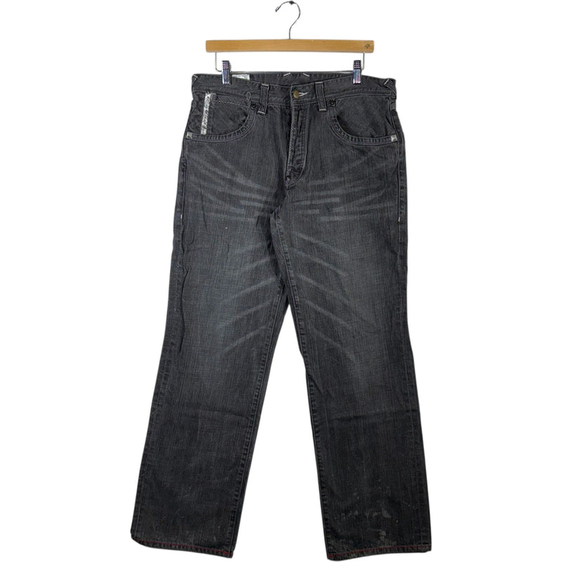 Vintage Parish Wide Leg Denim Jeans 34 x 32