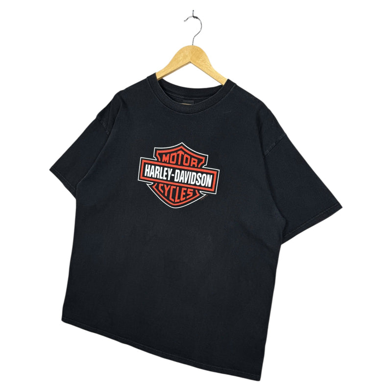 Vintage Harley Davidson Lighthouse Graphic T-Shirt
