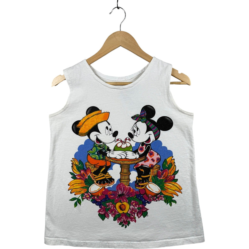 Vintage Disney Mickey Minnie Mouse Graphic Tank Top