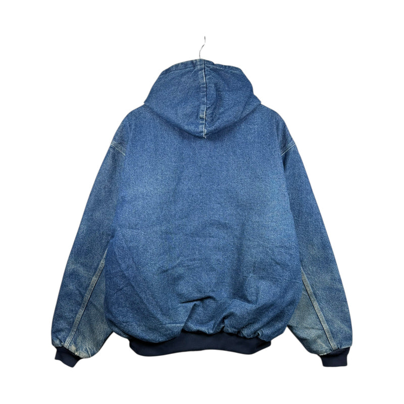 Vintage Carhartt Denim Workwear Full Zip Jacket