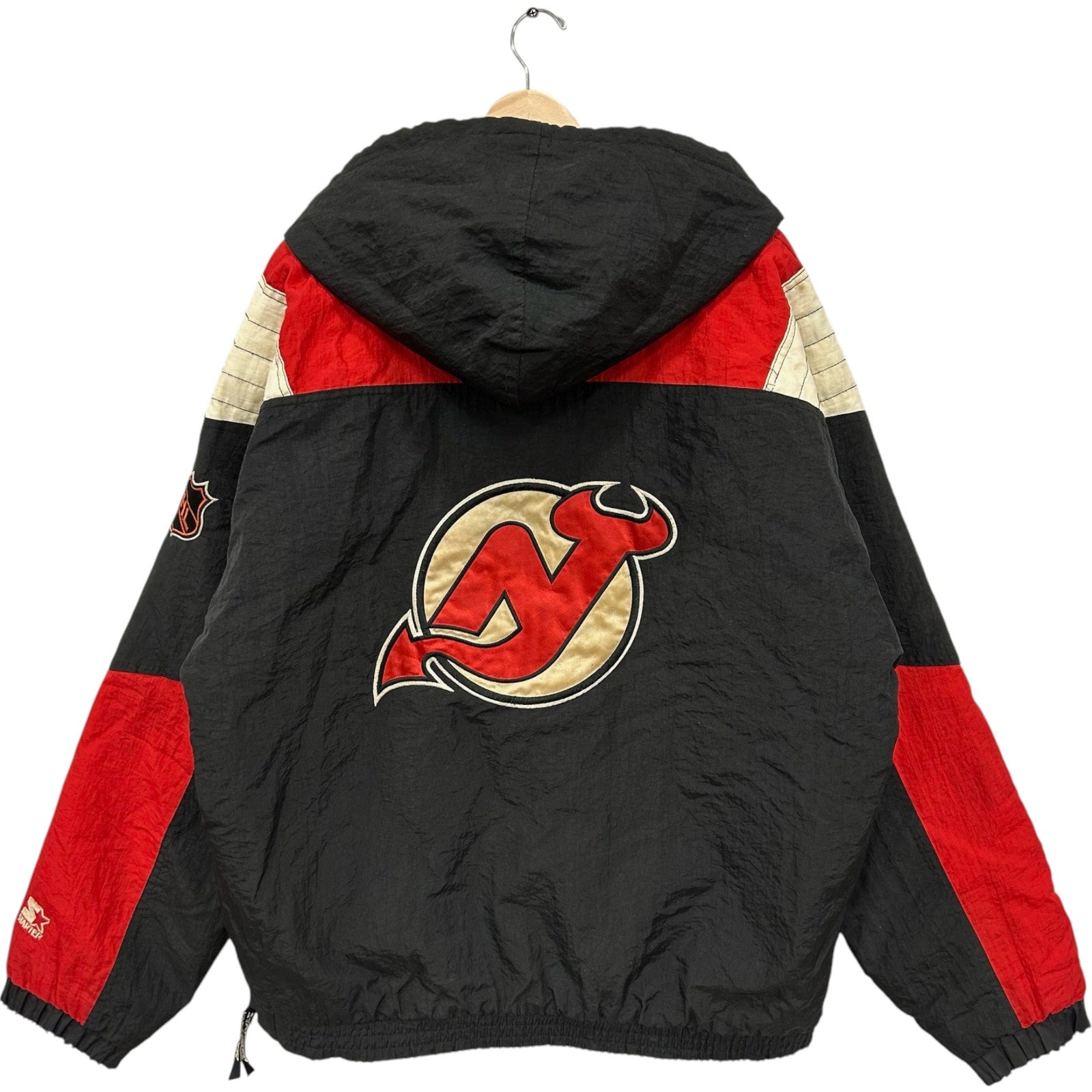 Vintage Starter New Jersey Devils Anorak Puffer Jacket 90s