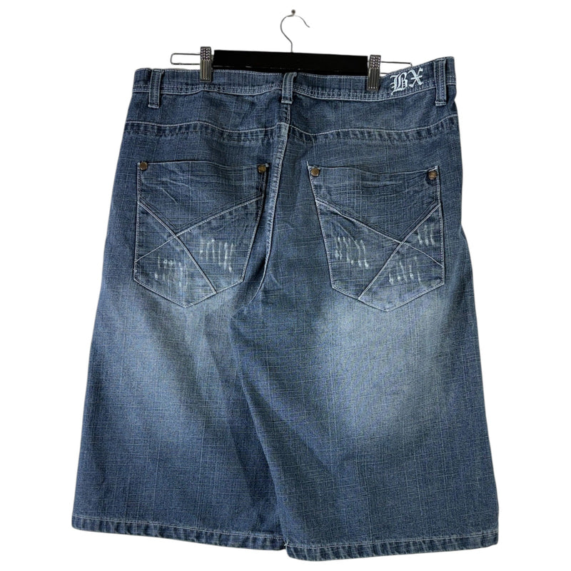 Vintage Brooklyn Xpress Wide Leg Denim Shorts 38