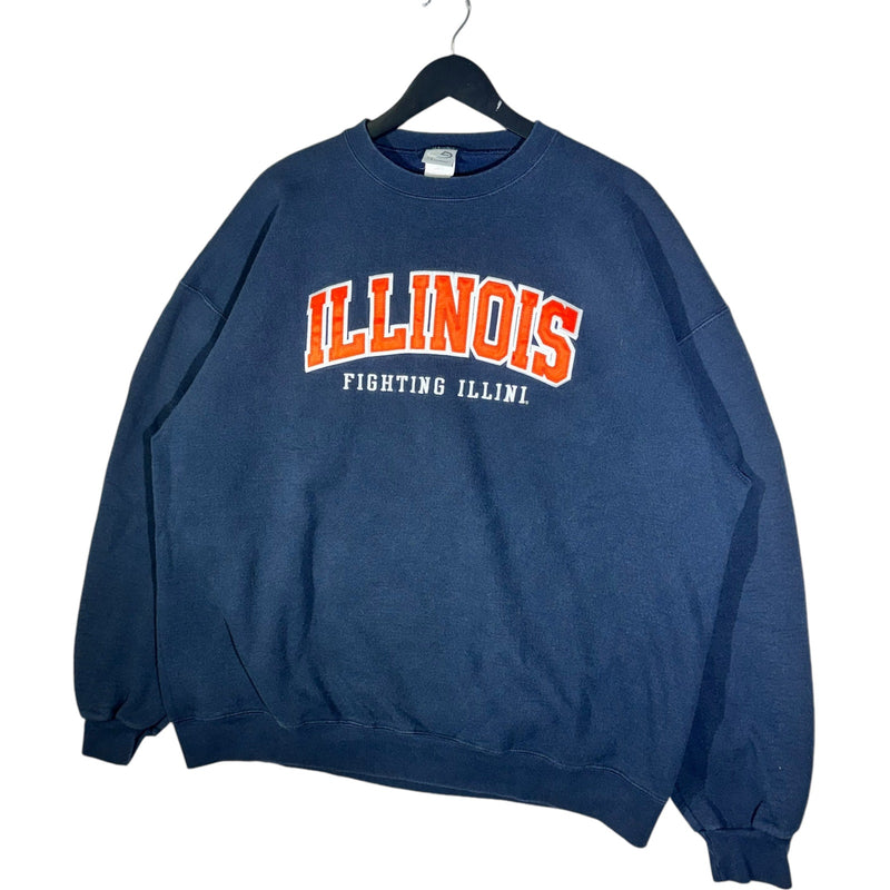 Vintage Champion University of Illinois Spellout Crewneck