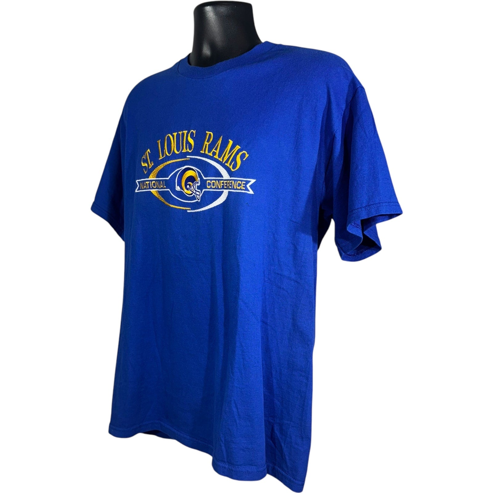 Vintage Logo Athletic St. Louis Rams Spellout NFL Tee