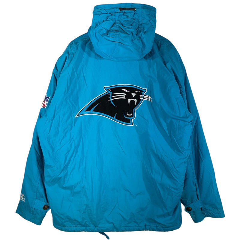 Vintage Starter Carolina Panthers Hooded Full Zip Jacket 90s
