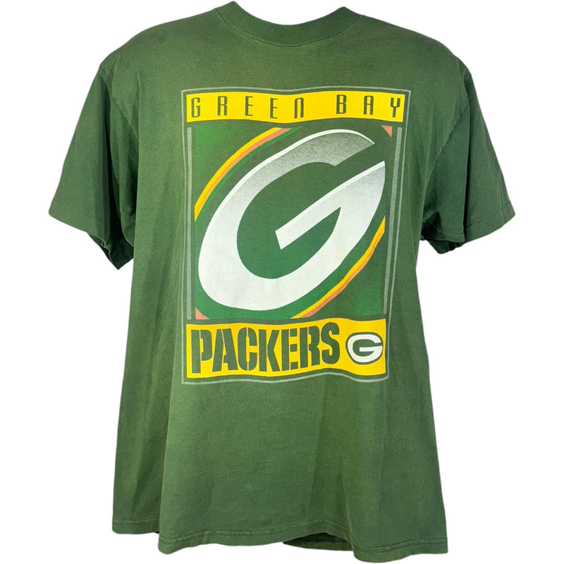 Vintage Green Bay Packers Logo NFL Tee