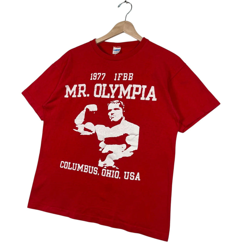 Vintage IFB Arnold Schwarzenegger Mr.Olympia Tee 1977