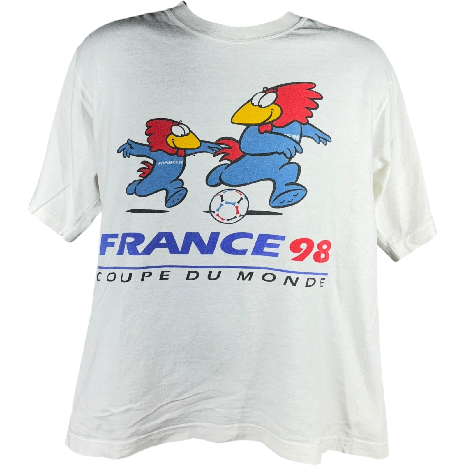 Vintage Coupe Du Monde France Soccer Tee 1998