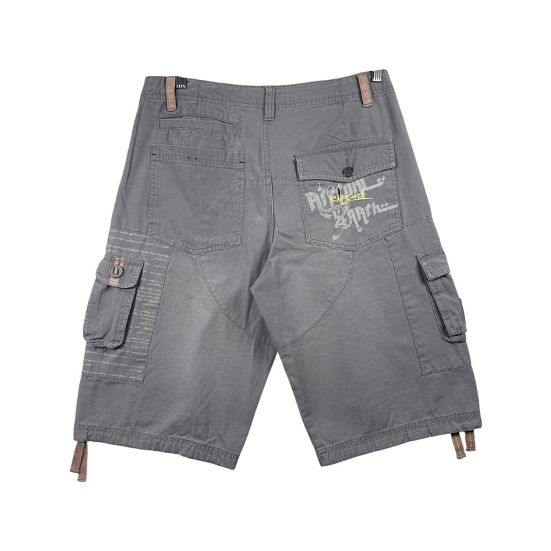 Vintage Ripcurl Logo Embroidered Cargo Shorts 35