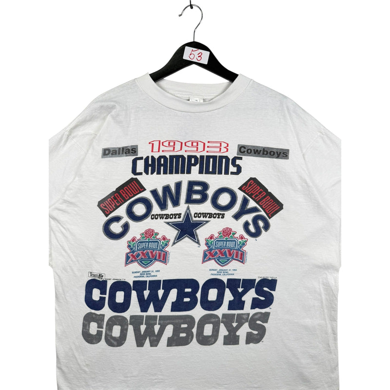 Vintage Super Bowl Dallas Cowboys NFL T-Shirt 1993