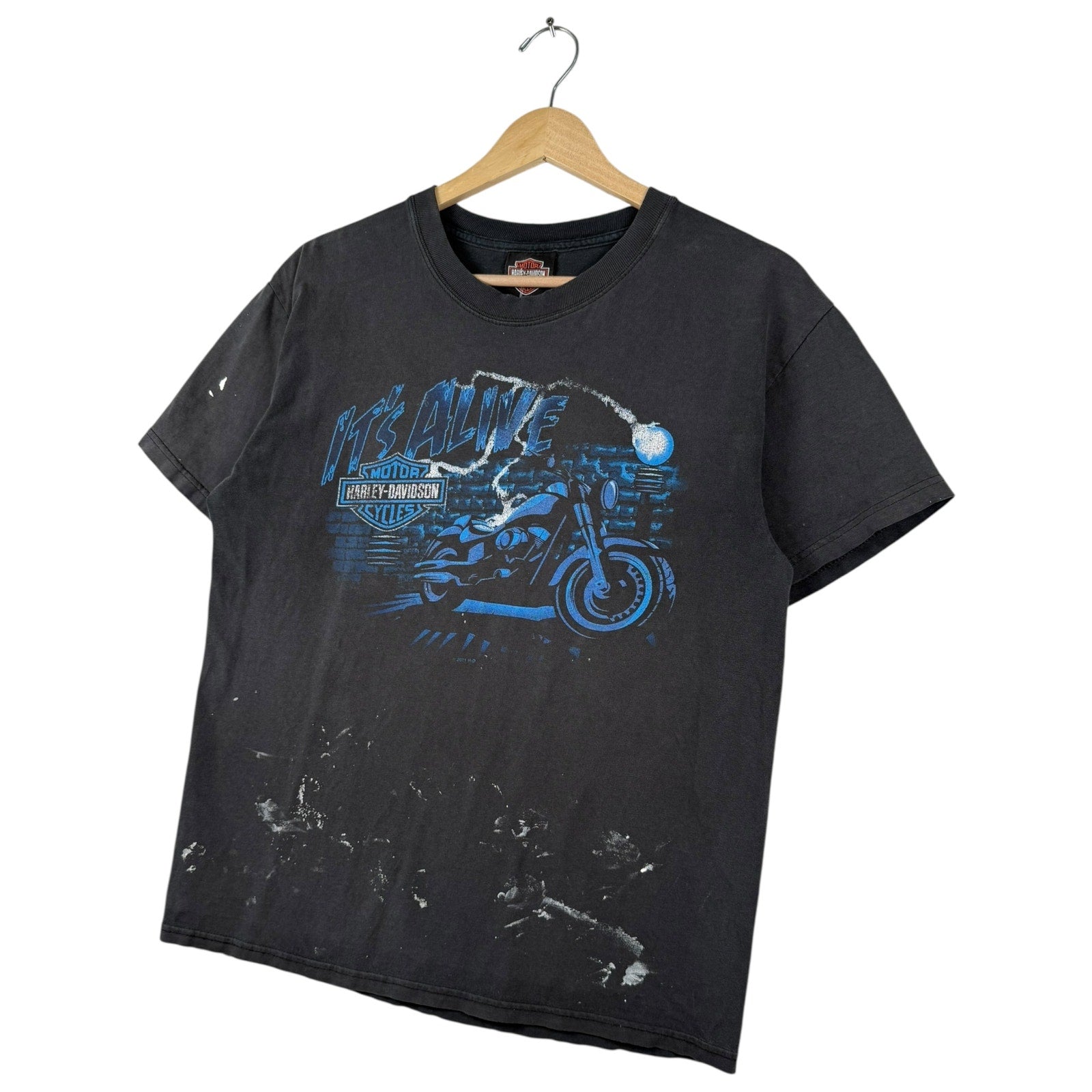 モードY2K　Harley-Davidson ピチT グランジ　00年代 Harley Davidson